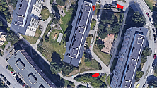 Placering av containrarna